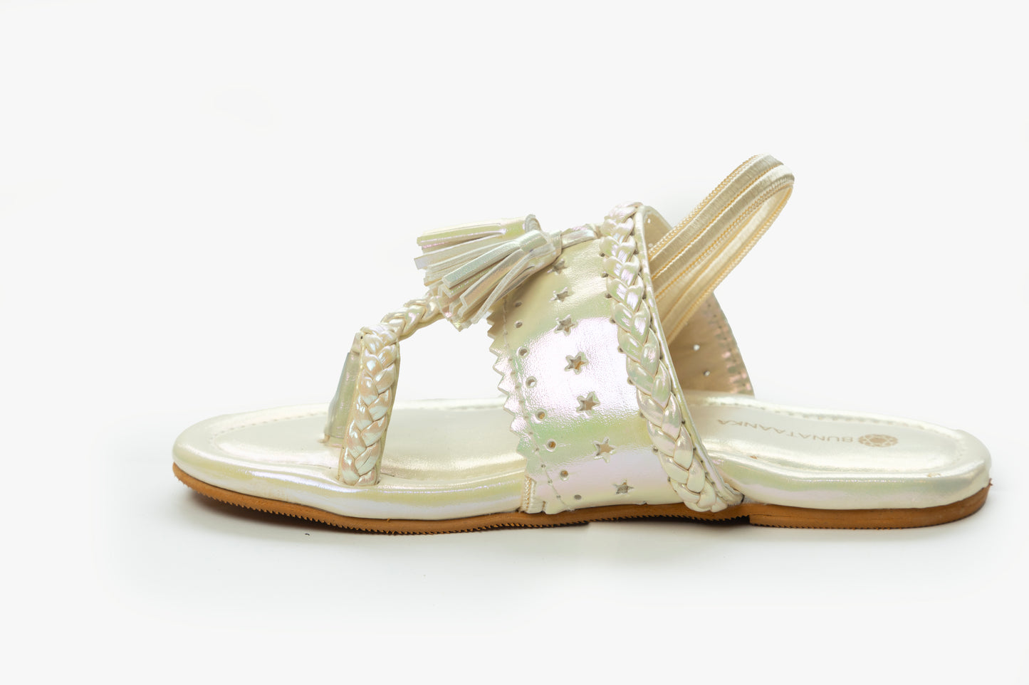 Cream Delight Kolhapuri Sandal