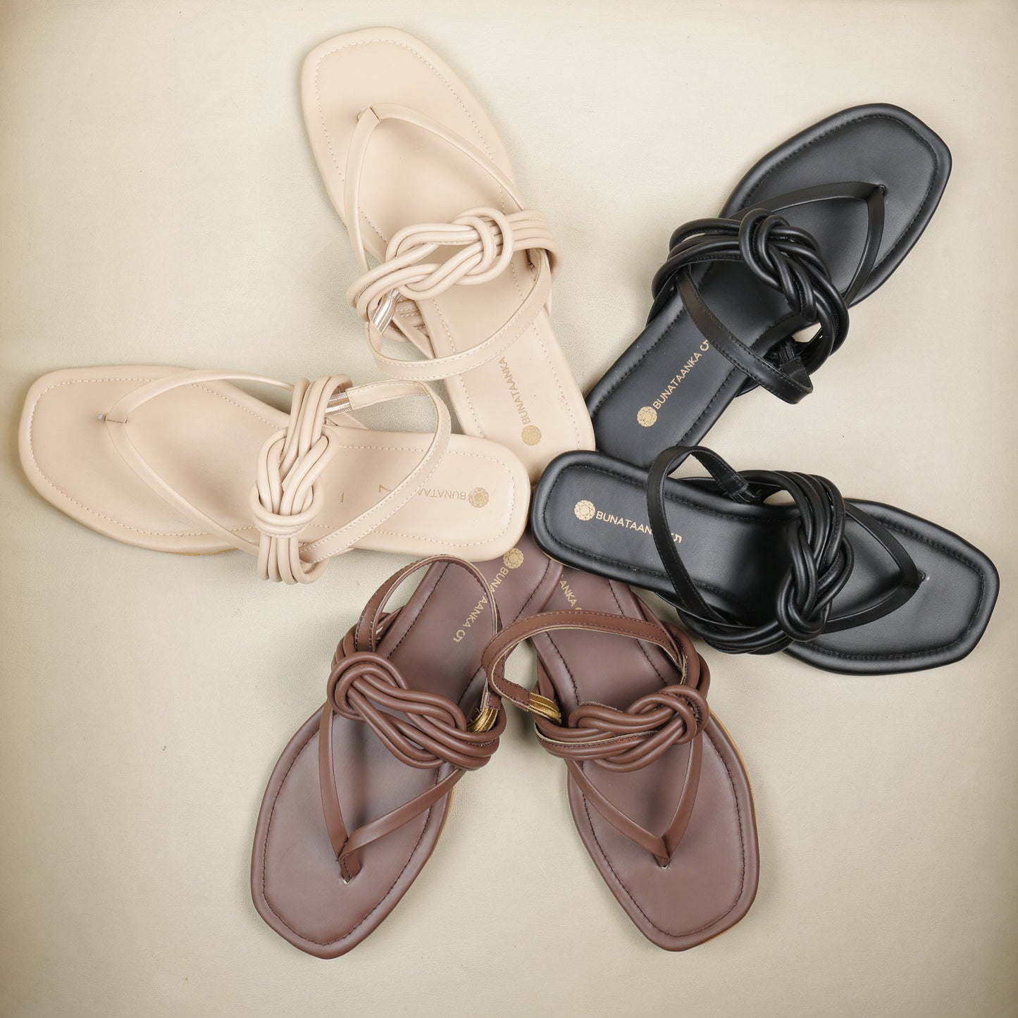 Infinity Sandals - Brown