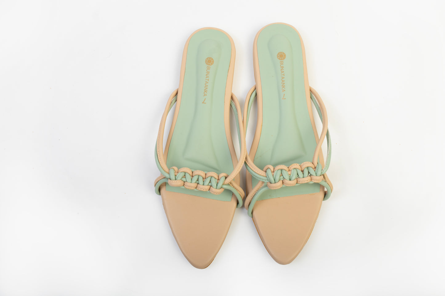 Fleur - Beige & Blue