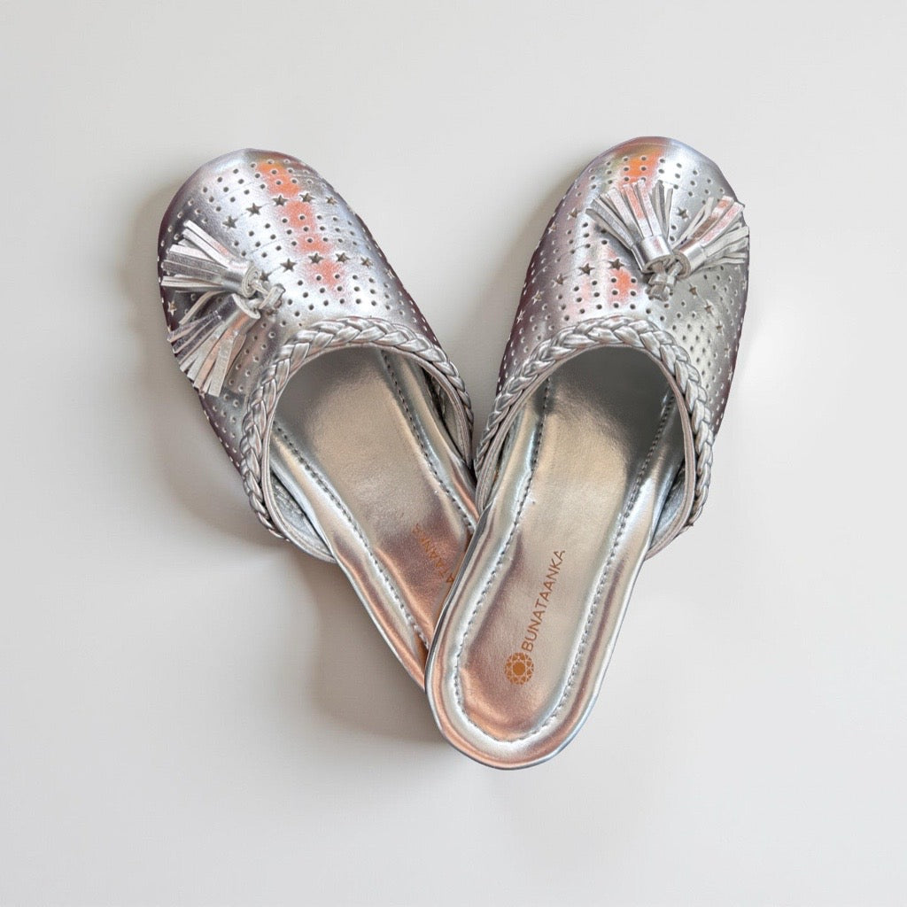 Half Shoes Silver - Kids