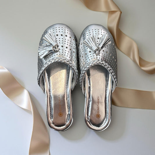 Half Shoes Silver - Kids