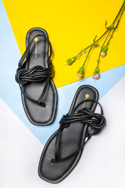 Infinity Sandals - Black