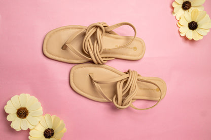 Infinity Sandals - Beige