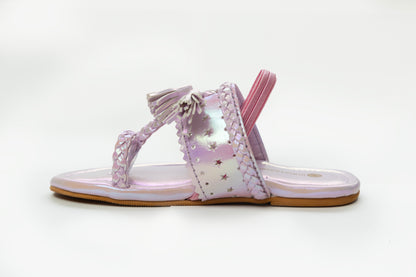 Pink Delight Kolhapuri Sandal