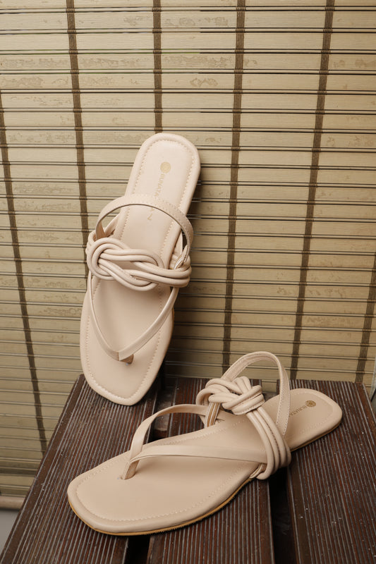 Infinity Sandals - Beige