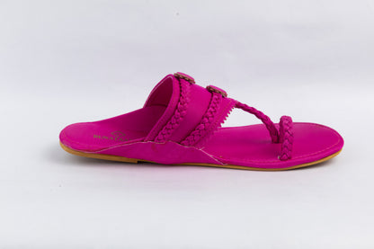 Pink Kolhapuri - Women