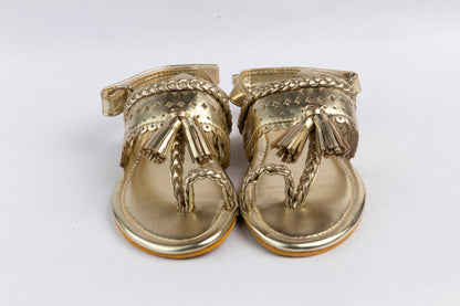 Golden Delight Kolhapuri Sandal